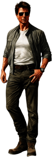 Tom Cruise cool pose