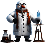 Scientist Snowman