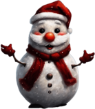 Snowman Santa Claus