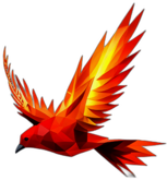 Fiery Dove, Flames Forming The Figure, With A Calming Olive Branch., In The Style Of A Cartoon Animation Character - Full Body, Single View, No Shadow