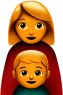 Single Mother Apple Emoji