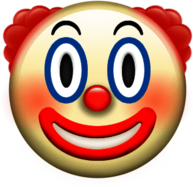 Clown Apple Emoji