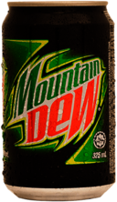 Mountain Dew Black Can