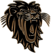 Lion Roaring Plastic Art