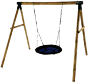 Wooden Garden Swing