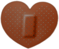 Heart Shaped Band Aid