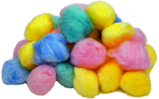 Coloured Cotton Balls