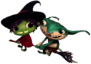 Hattie the Witch and Bobgoblin