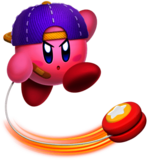 Kirby Playing With A Yoyo