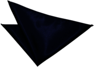 Navy Blue Satin Handkerchief