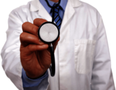 Doctor Holding Stethoscope
