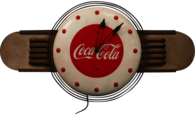 Coca Cola Advertising Clock