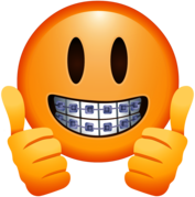 Braces Face Emoji