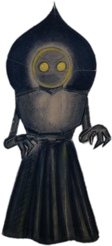 Original Drawing of the Flatwoods Monster