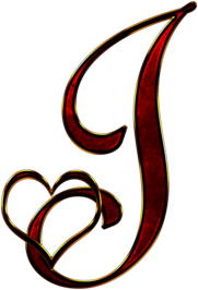 Valentine Capital Letter I