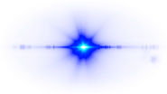 Deep Blue Lens Flare