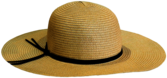 Light Brown Woven Hat