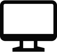 Simple Computer Screen Icon