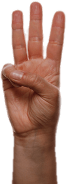 Finger Counting Three Copy