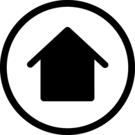 Simple Circled Home Icon
