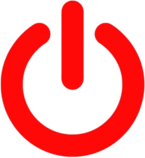 Red Power Button