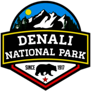 Denali National Park Colourful Sticker