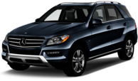Blue Mercedes Suv