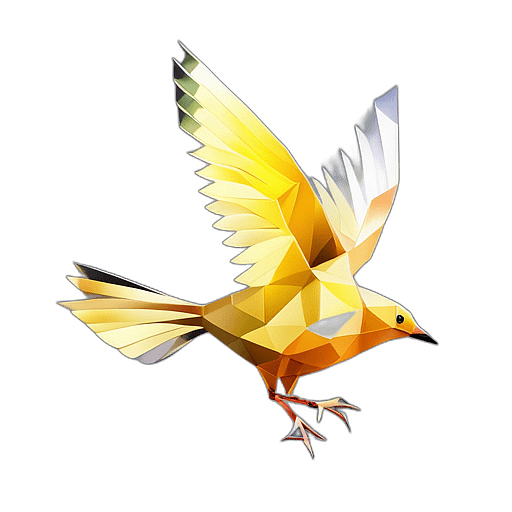 Golden Peace Dove, Shimmering, With A Silver Olive Branch., In The Style Of A Cartoon Animation Character - Full Body, Single View, No Shadow