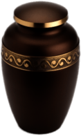 Brown Cremation Urn