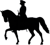 War Horse with General Silhouette