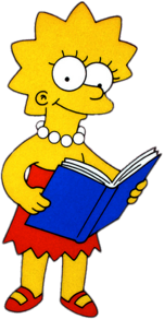 Lisa Simpson Reading