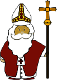 Saint Nicolas with his Staff and Cross