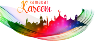 Ramadan Kareem Rainbow Colours