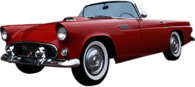Oldtimer Red Car