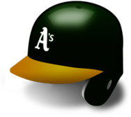 Oakland Athletics Helmet