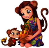 Enchantimals Merit Monkey and Compass