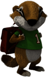 Tip's Friend Jody the Badger