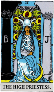 Tarot Card the High Priestess