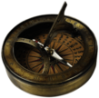 Sun Dial and Compass