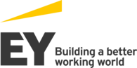 E&Y Ernst & Young grey logo and slogan