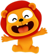 Grami the Circus Lion happy