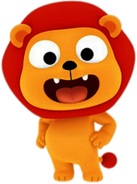 Grami the Circus Lion with Open Mouth