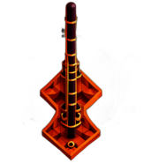 Low poly oboe app icon