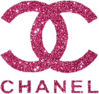 Chanel printable logo glitter