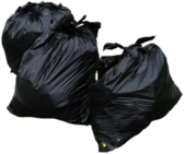 Three Garbage Bags