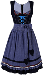Blue Dirndl Dress