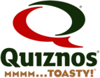 Quiznos logo and slogan