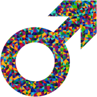 Prismatic Male Symbol