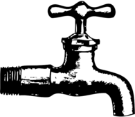 Retro Faucet Illustration