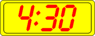 Digital Clock 4:30